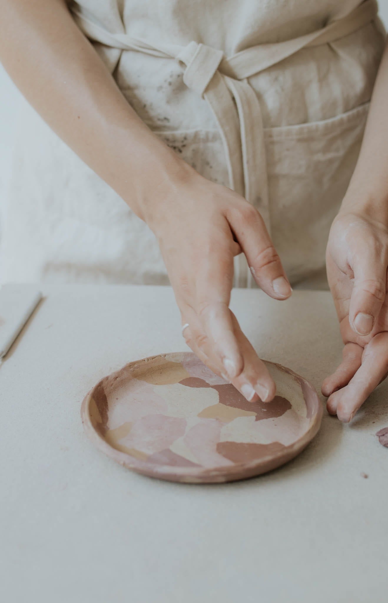 Marmorierter Ton Kurs