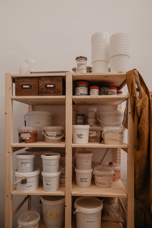 Health and safety in a pottery studio