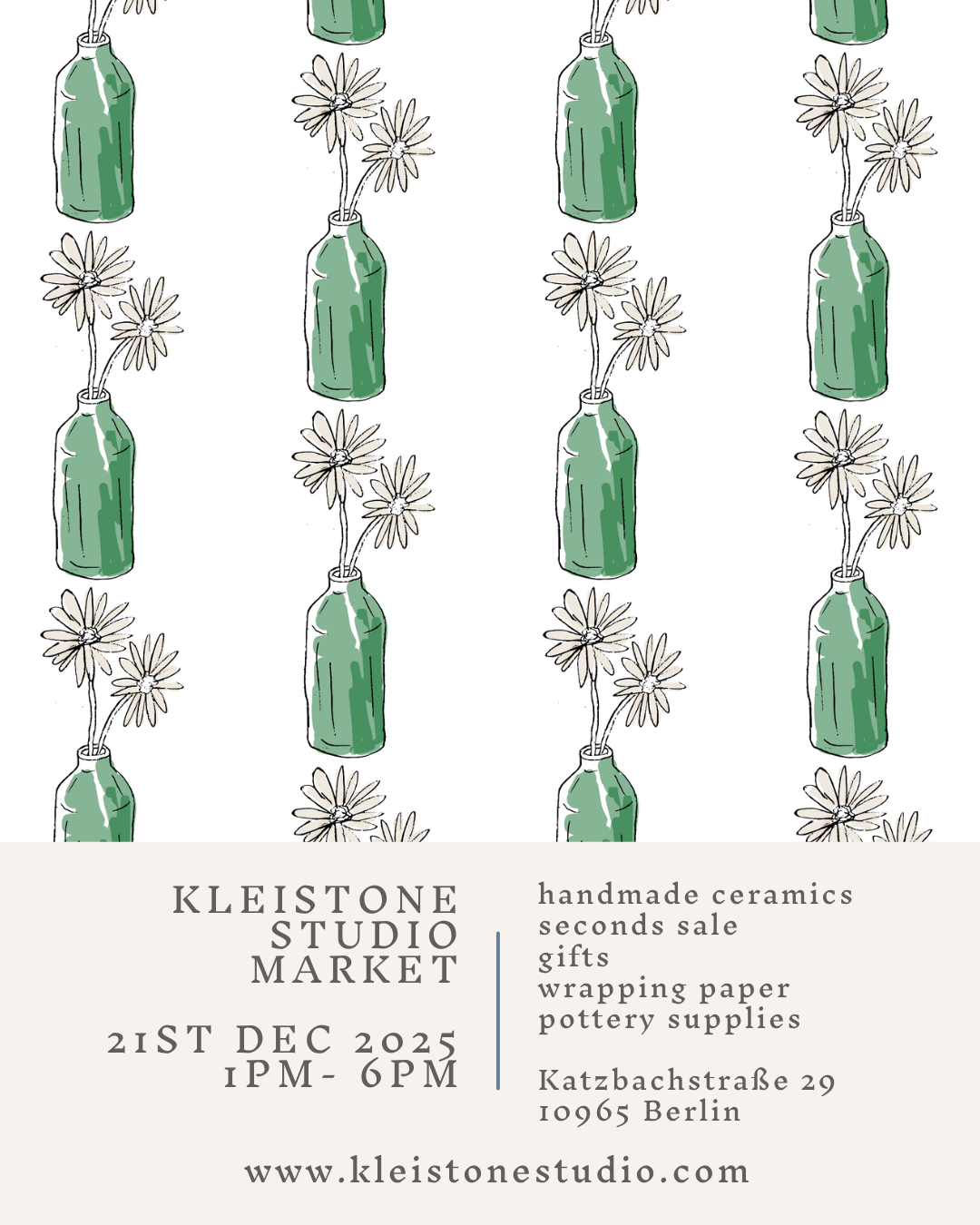 Winter Market at Kleistone Studio on Dec 21st 2025