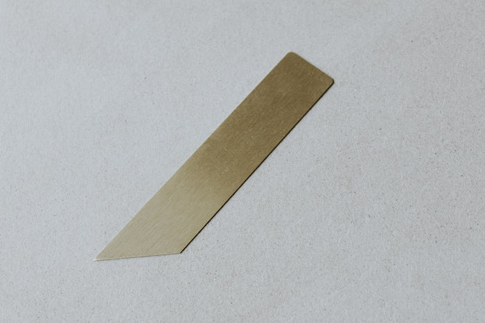 Small Brass Pottery Knife